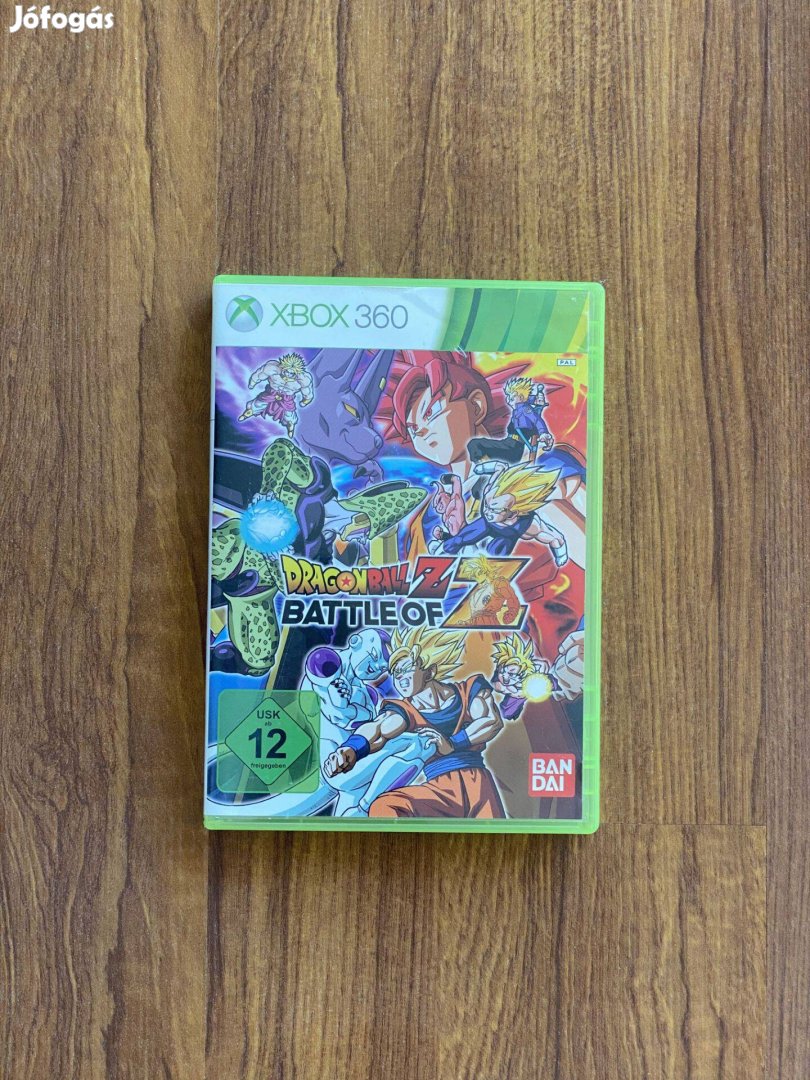 Eredeti Xbox 360 játék Dragon Ball Z Battle of Z