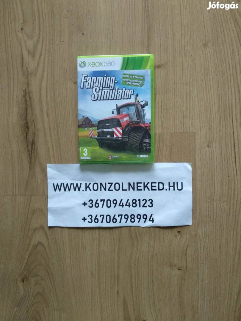 Eredeti Xbox 360 játék Farming Simulator