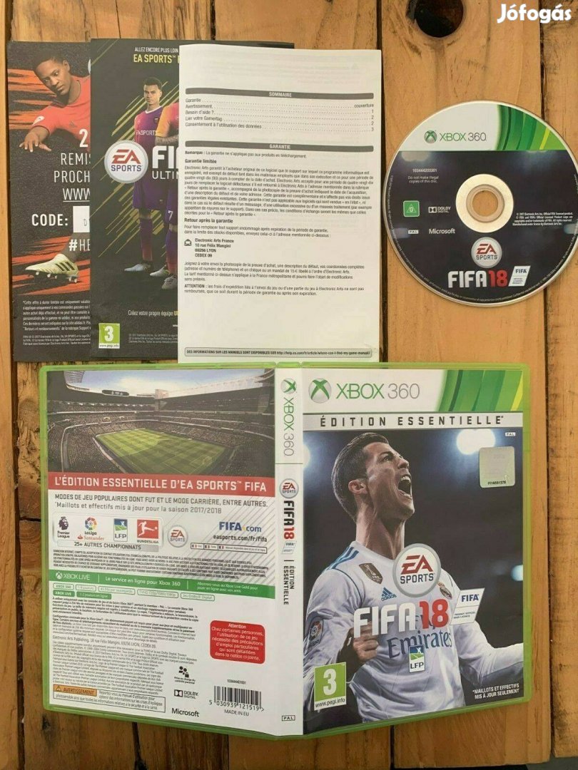 Eredeti Xbox 360 játék Fifa 18