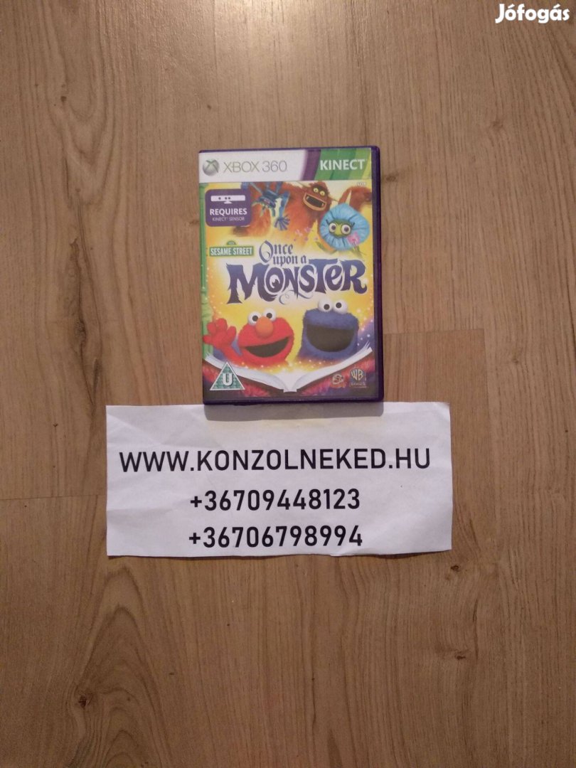 Eredeti Xbox 360 játék Kinect Sesame Street Once Upon a Monster