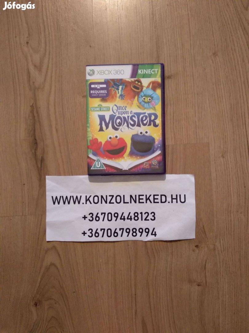 Eredeti Xbox 360 játék Kinect Sesame Street Once Upon a Monster