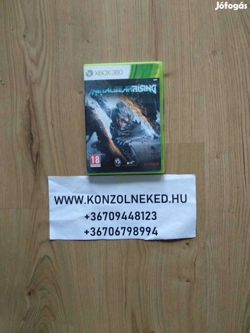 Eredeti Xbox 360 játék Metal Gear Rising Revengeance Xbox One Kompatib