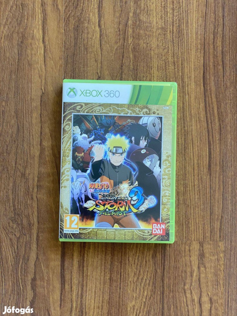 Eredeti Xbox 360 játék Naruto Shippuden Ultimate Ninja Storm 3