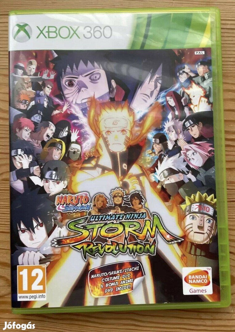 Eredeti Xbox 360 játék Naruto Shippuden Ultimate Ninja Storm Revolutio