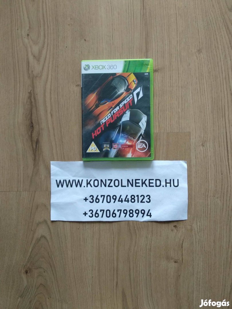 Eredeti Xbox 360 játék Need for Speed Hot Pursuit