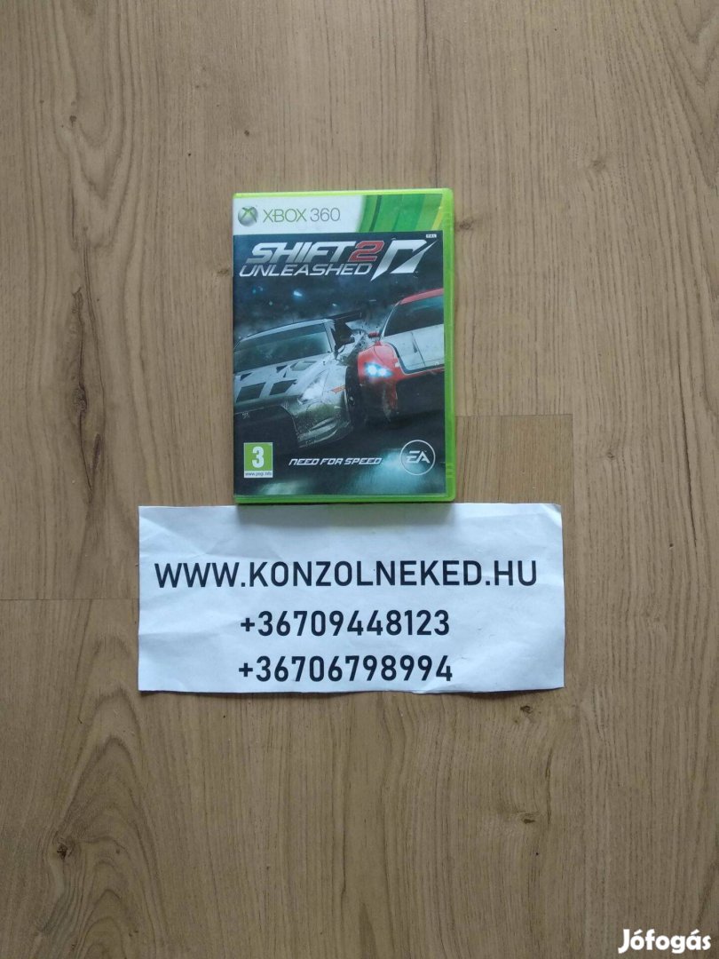 Eredeti Xbox 360 játék Need for Speed Shift 2 Unleashed