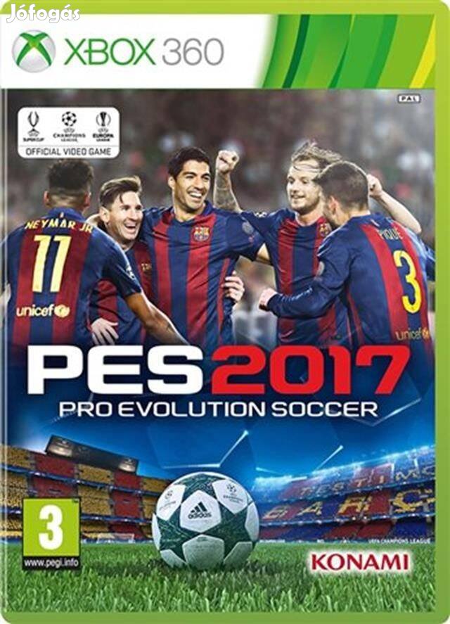 Eredeti Xbox 360 játék Pro Evolution Soccer 2017