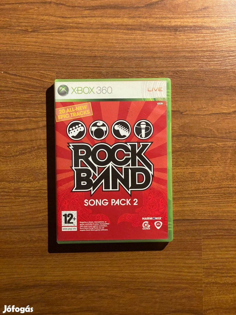 Eredeti Xbox 360 játék Rock Band Song Pack 2