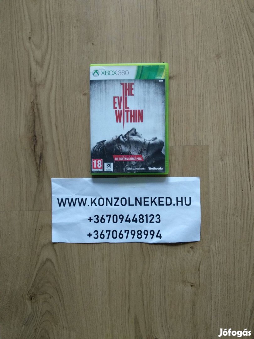 Eredeti Xbox 360 játék The Evil Within