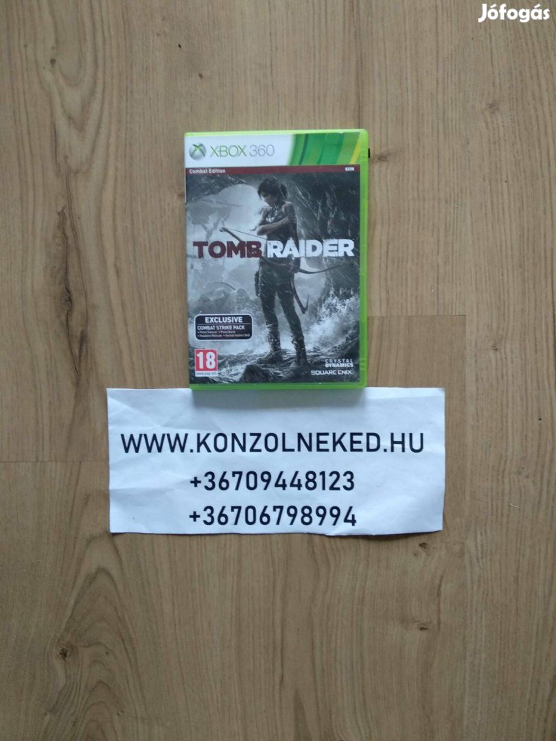 Eredeti Xbox 360 játék Tomb Raider