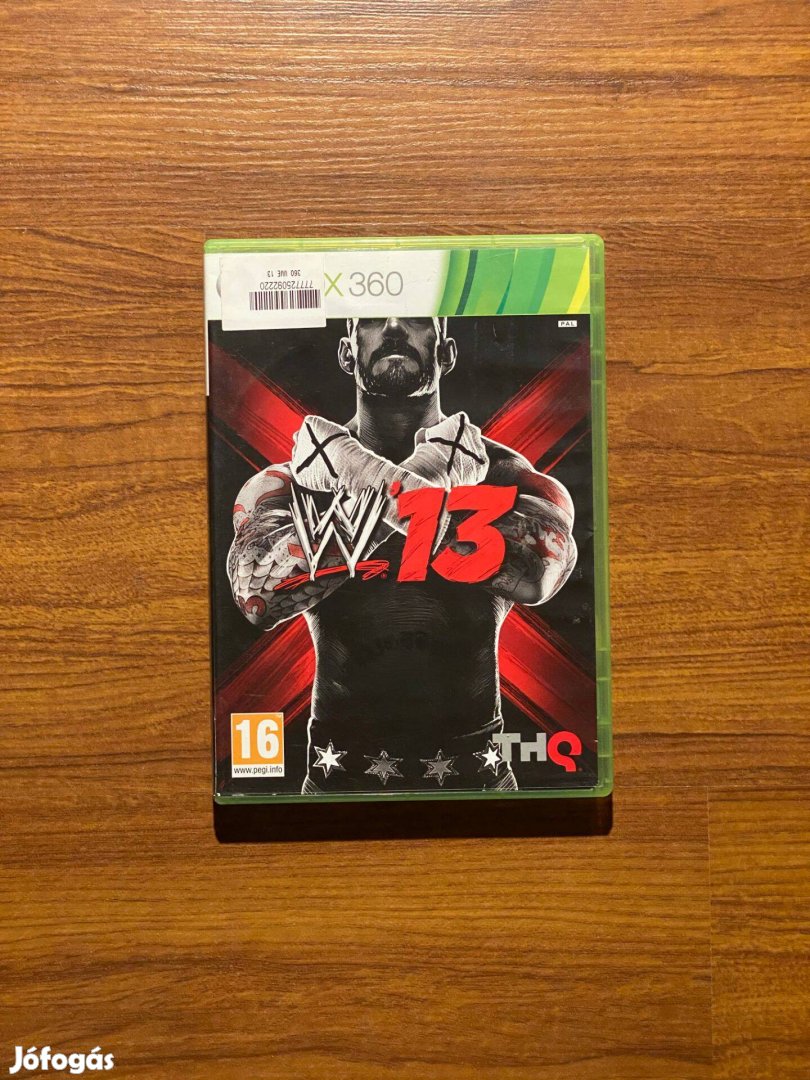 Eredeti Xbox 360 játék WWE 13