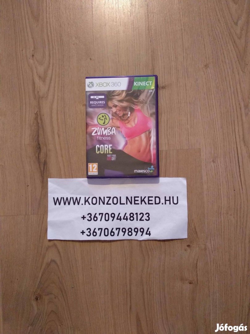 Eredeti Xbox 360 játék Zumba Fitness Core Kinect