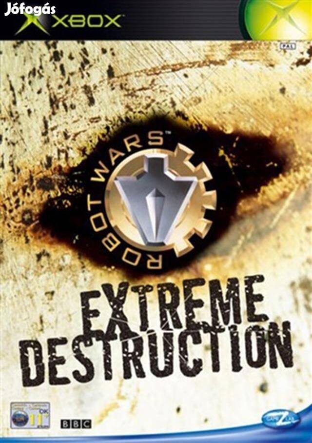 Eredeti Xbox Classic játék Robot Wars Extreme Destruction