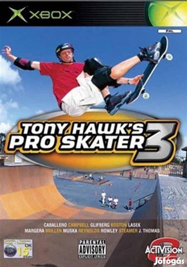 Eredeti Xbox Classic játék Tony Hawks Pro Skater 3