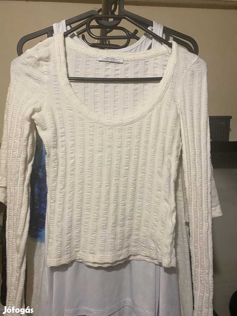 Eredeti Zara crop rövid pulóver felső XS-S
