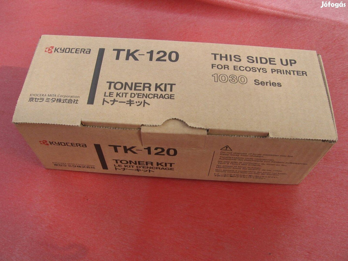 Eredeti, Kyocera TK-120 toner bontatlan