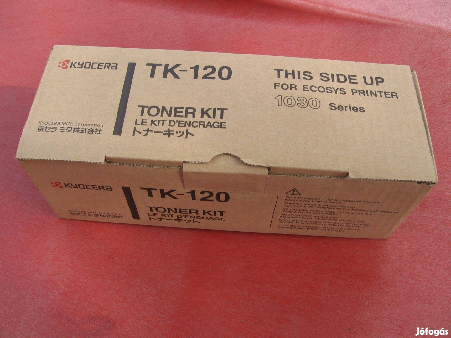 Eredeti, Kyocera TK-120 toner bontatlan