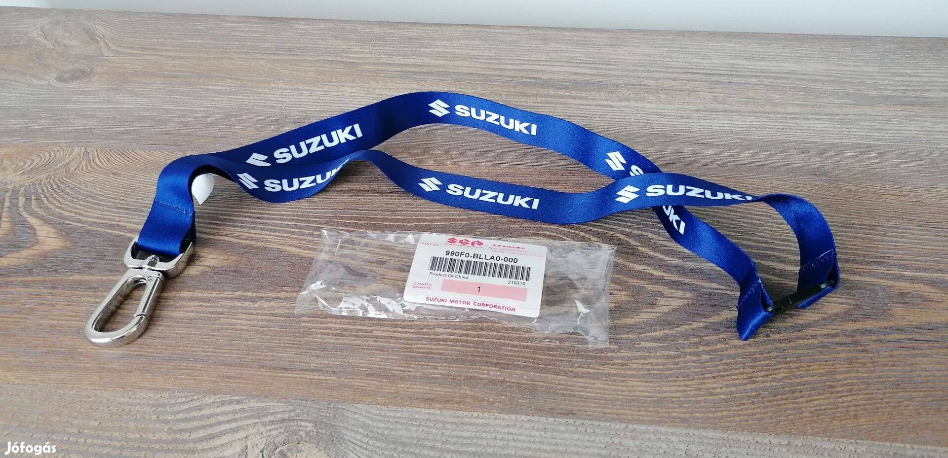 Eredeti, gyári licensz-elt Suzuki motoros nyakba akasztó, Új!