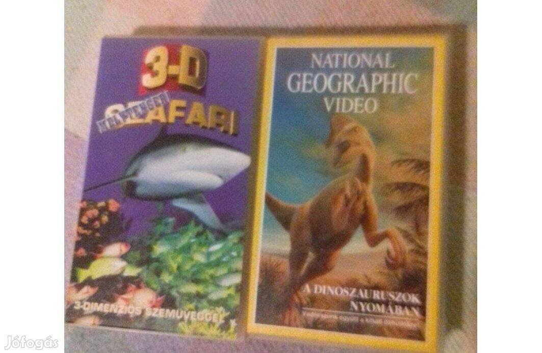 Eredeti, megkimélt természetfilm VHS kazetták- Olcsón