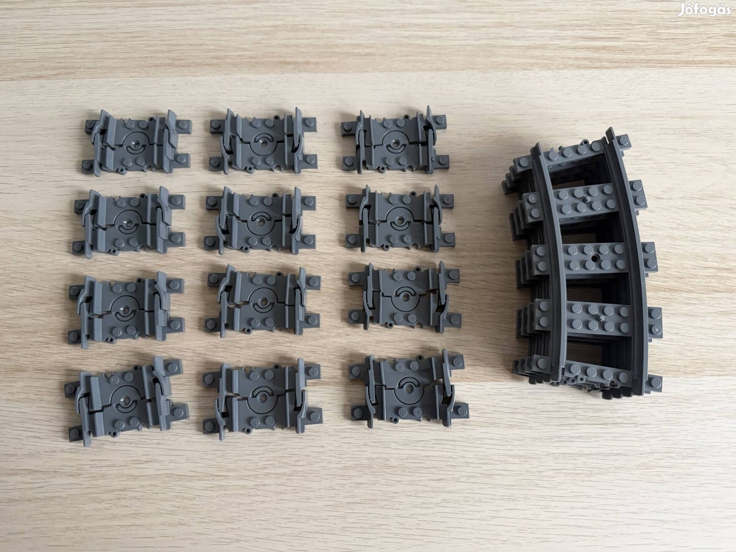 Eredeti, új Lego vonatvasút flexibilis 12db és íves sínek