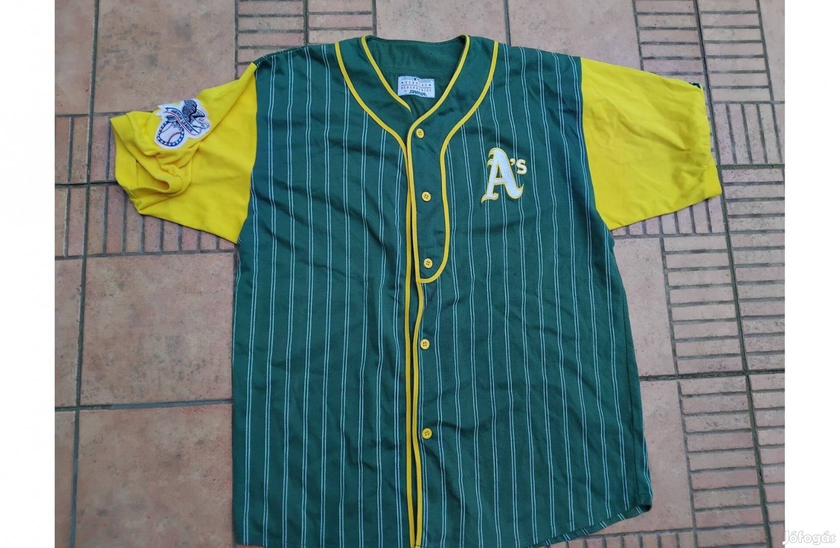 Eredeti baseball mez Athletics pulóver XL XXL 2XL