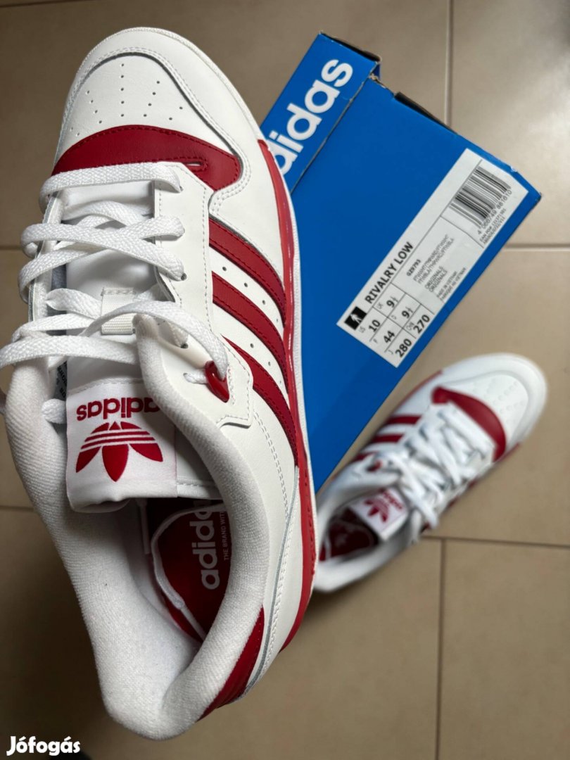 Eredeti bőr Adidas Rivalry Low 44-es US 10