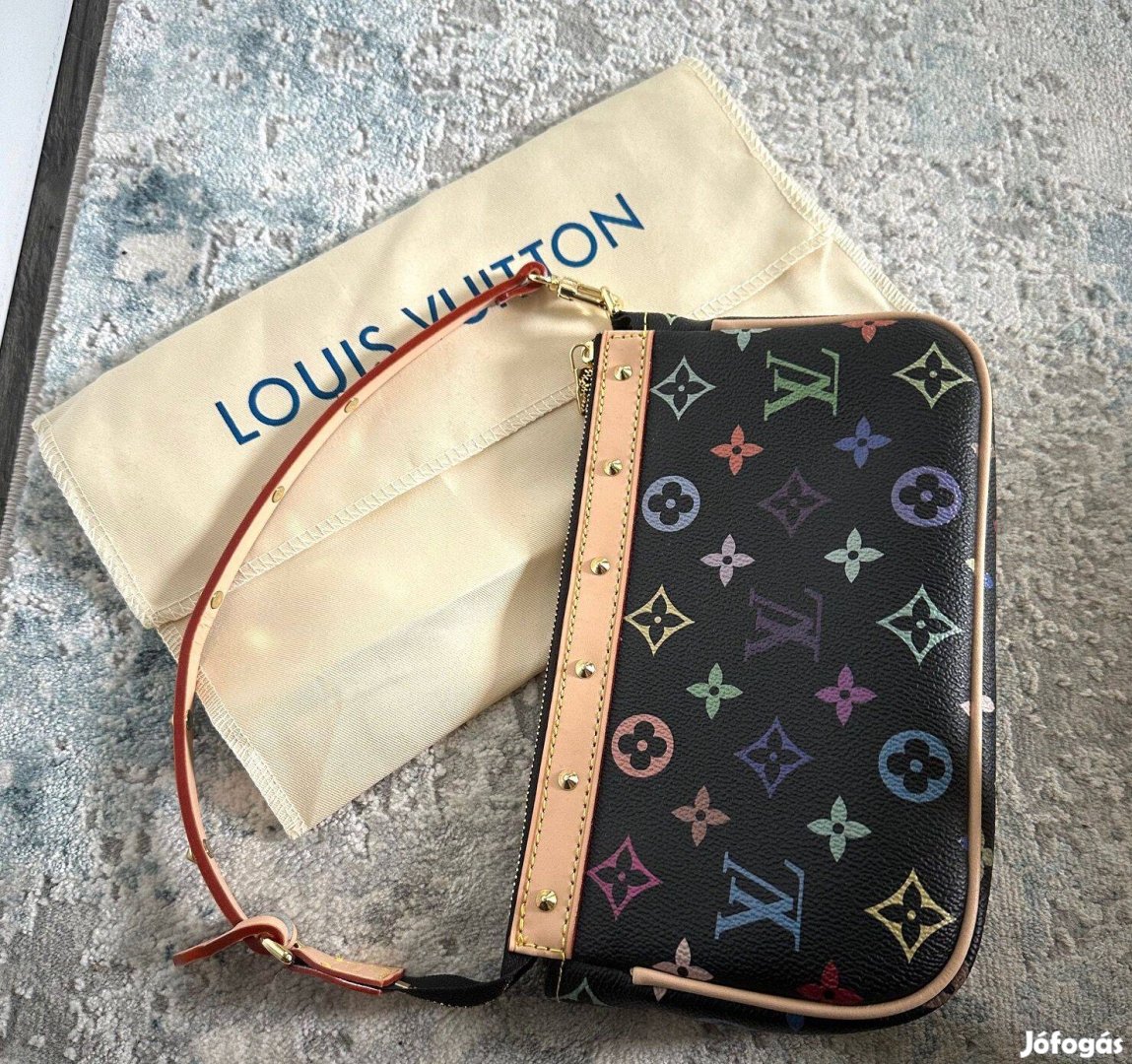 Eredeti bőr Louis Vuitton multicolor Női kis táska crossbody