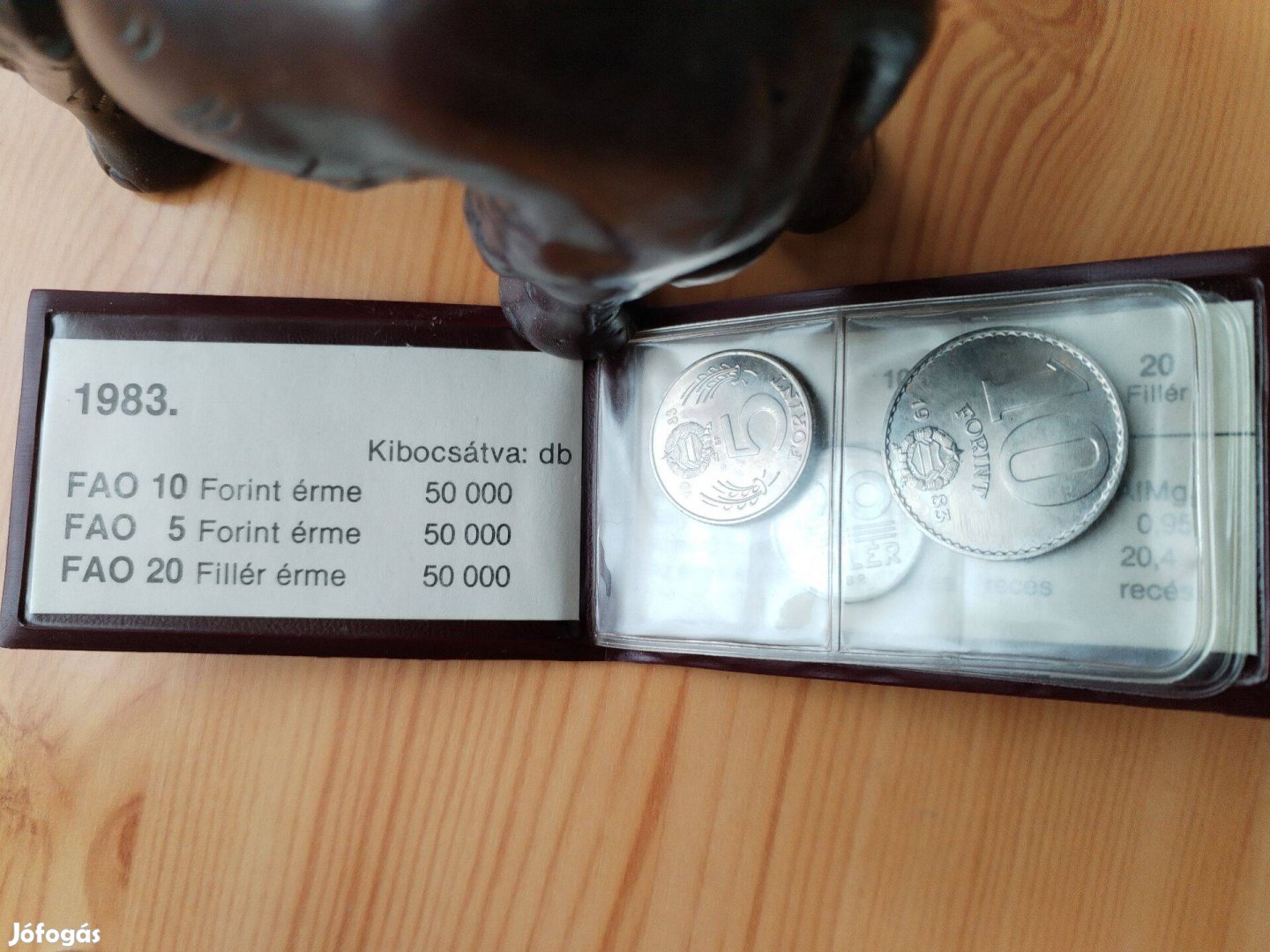 Eredeti csomagolásba 1983-as FAO 10 Ft 5 Ft 20 fillér