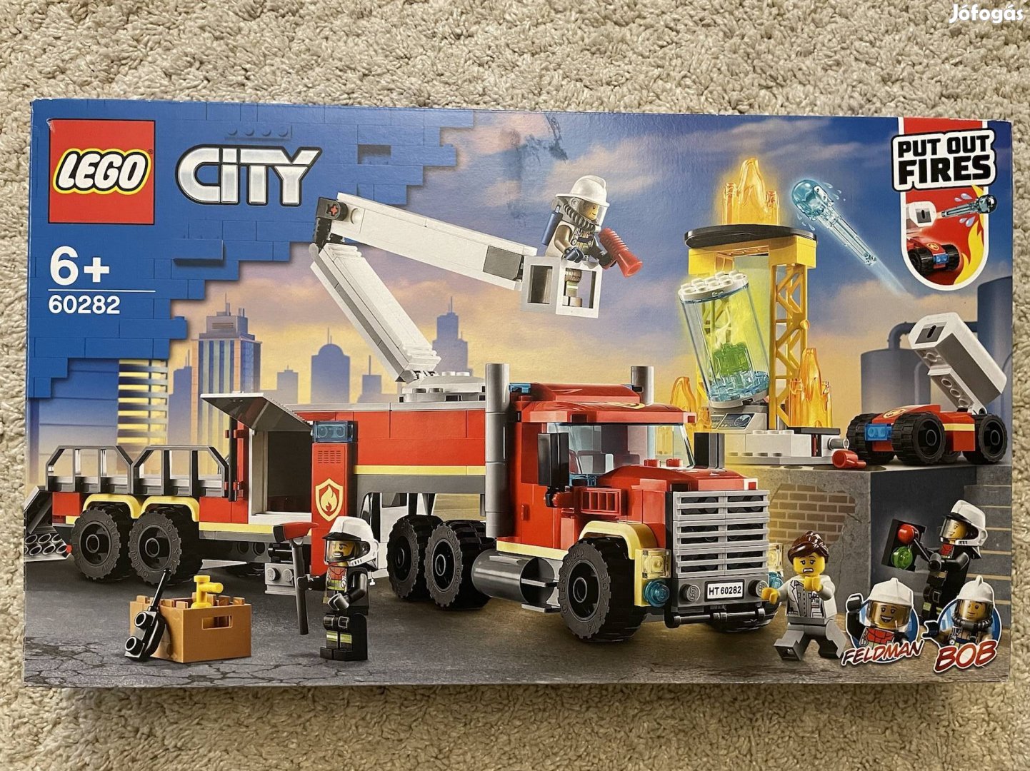 Eredeti dobozában! LEGO City Fire Tűzvédelmi egység (60282)