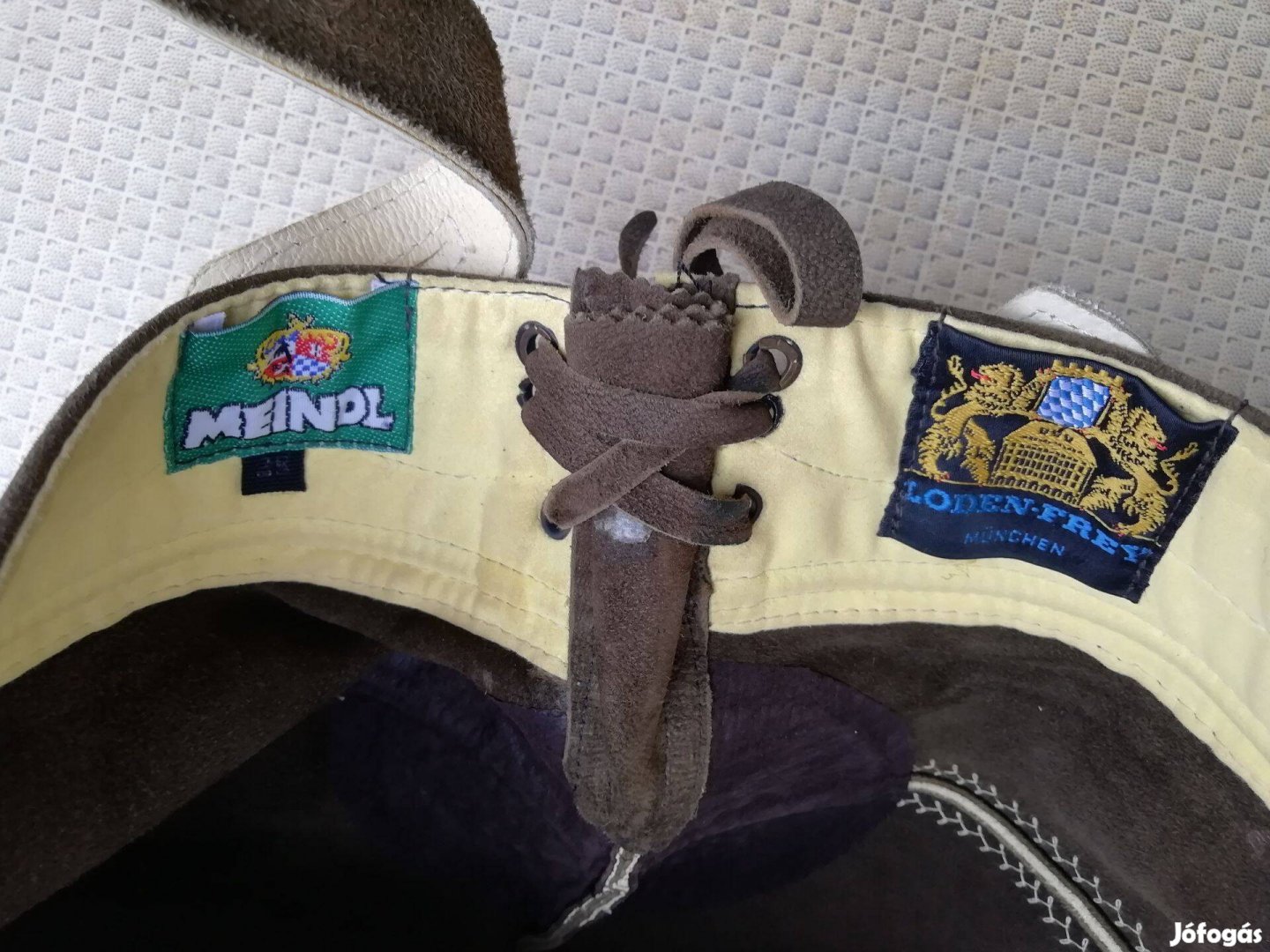 Eredeti férfi valódi bőr Tiroli Meindl rövid nadrág