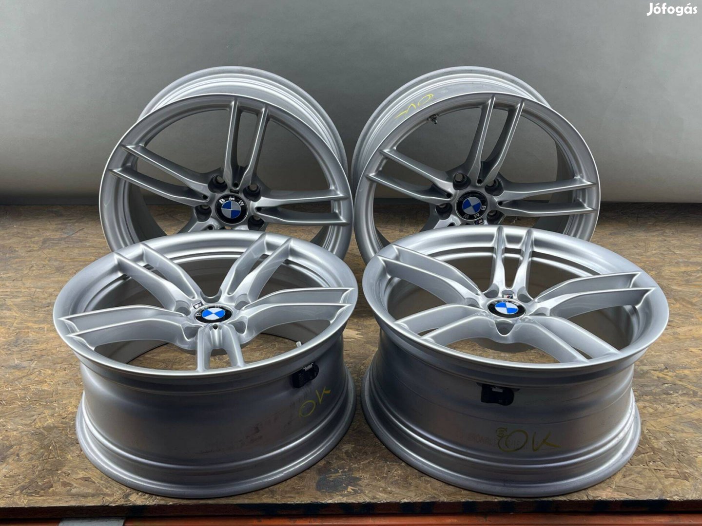 Eredeti gyári kétszéles BMW M2 M3 M4 19 colos alufelni eladó 5x120