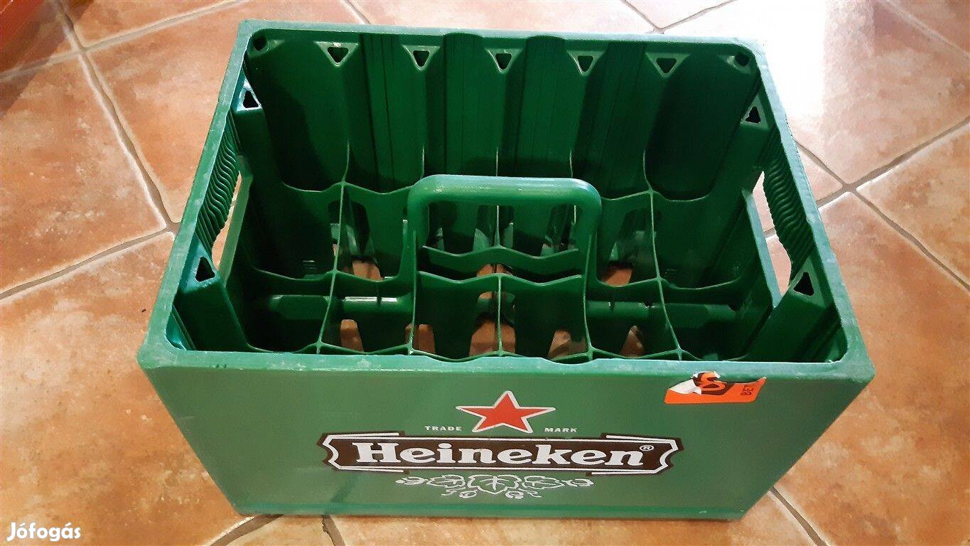 Eredeti holland Heineken sörös rekesz eladó