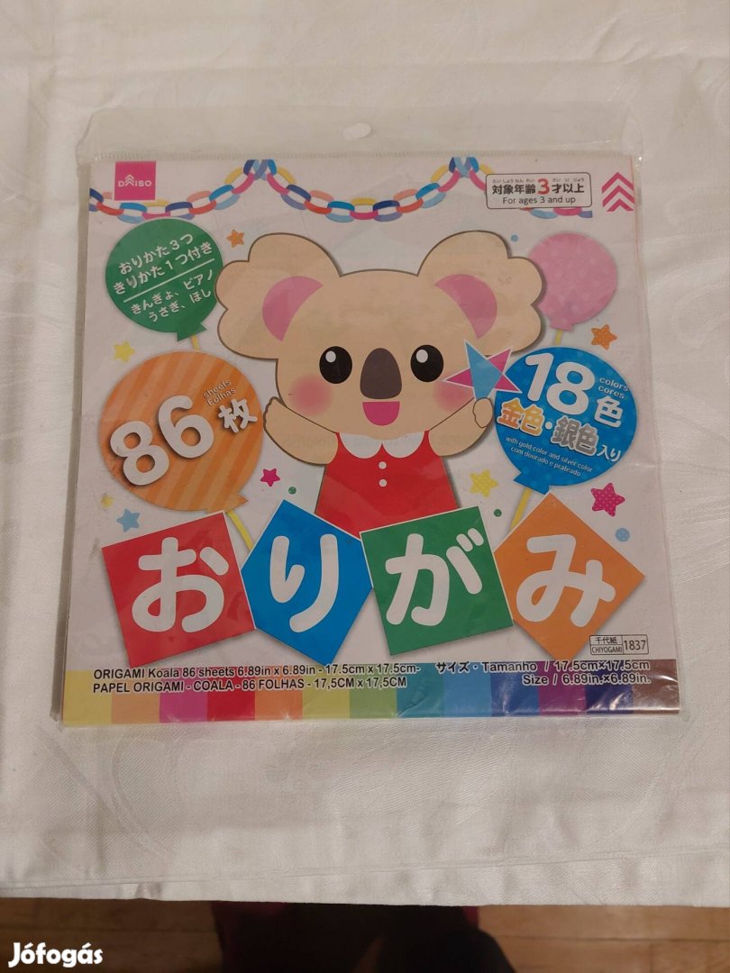 Eredeti japán origami papír csomag