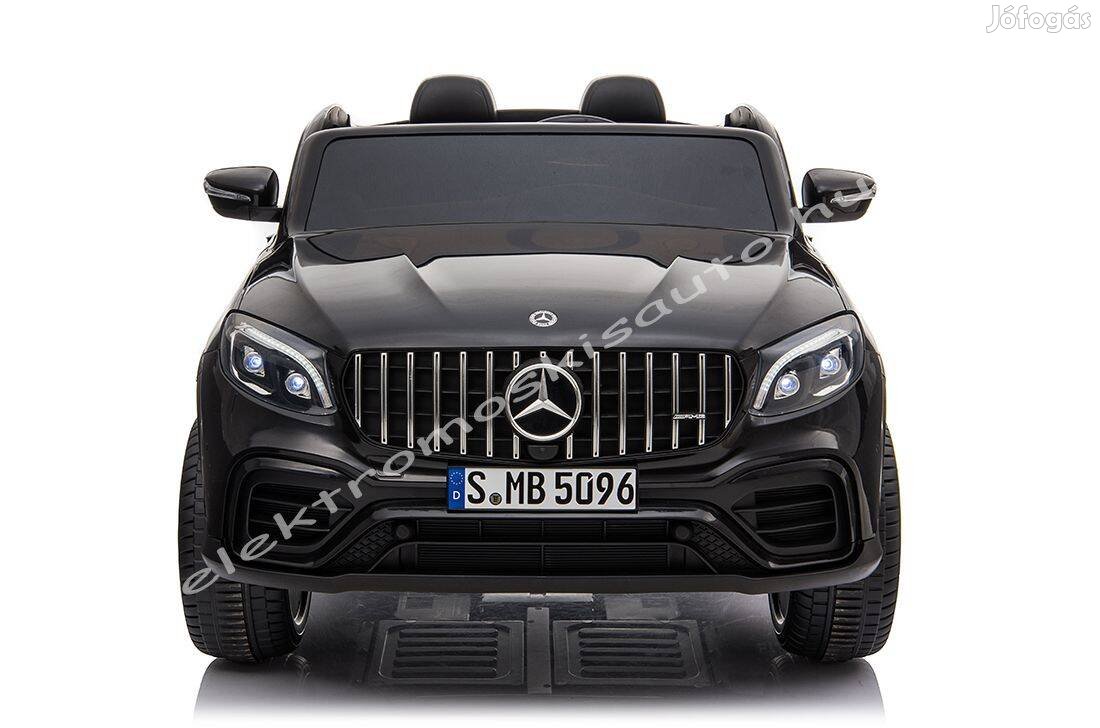 Eredeti licence Mercedes GLC 63 S 12V fekete 2szem. elektromos kisautó