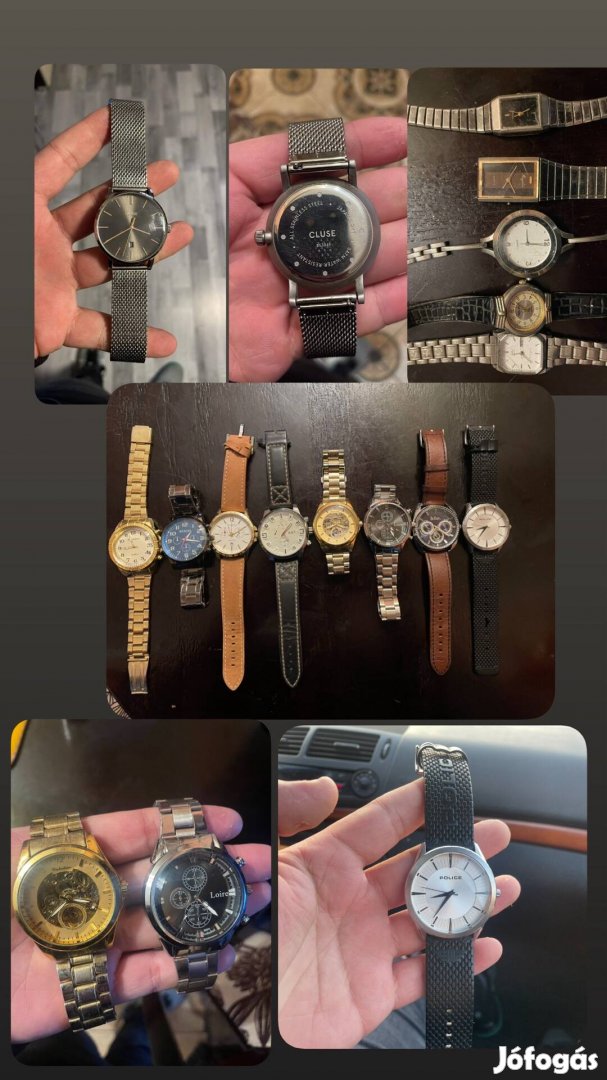 Eredeti márkás órak a képen látható több darab akár egyeb is eladó