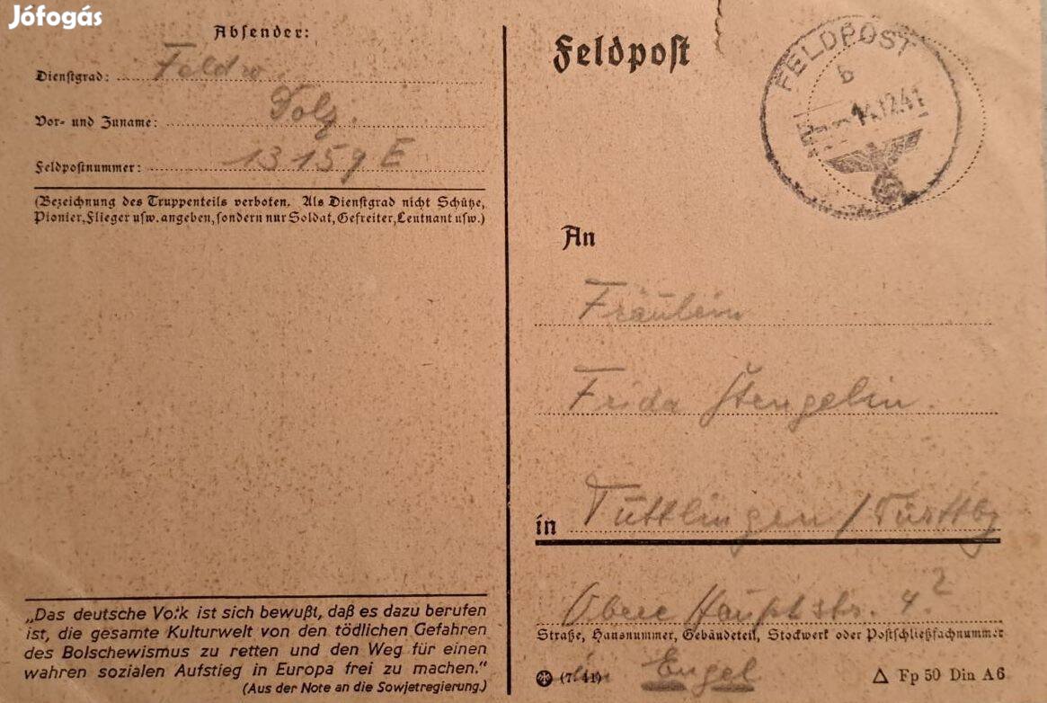 Eredeti náci Németország ,levél. I