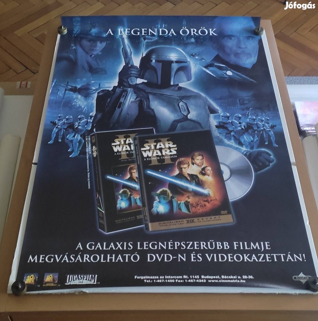 Eredeti régi Star Wars II. rész - A klónok támadása plakát, poszter