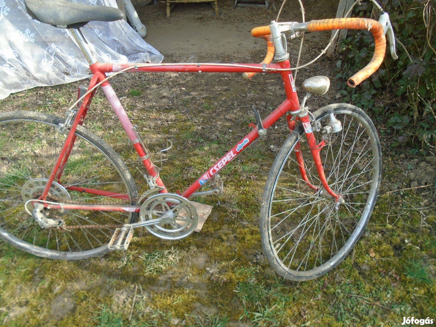 Eredeti régi csepel versenybicikli