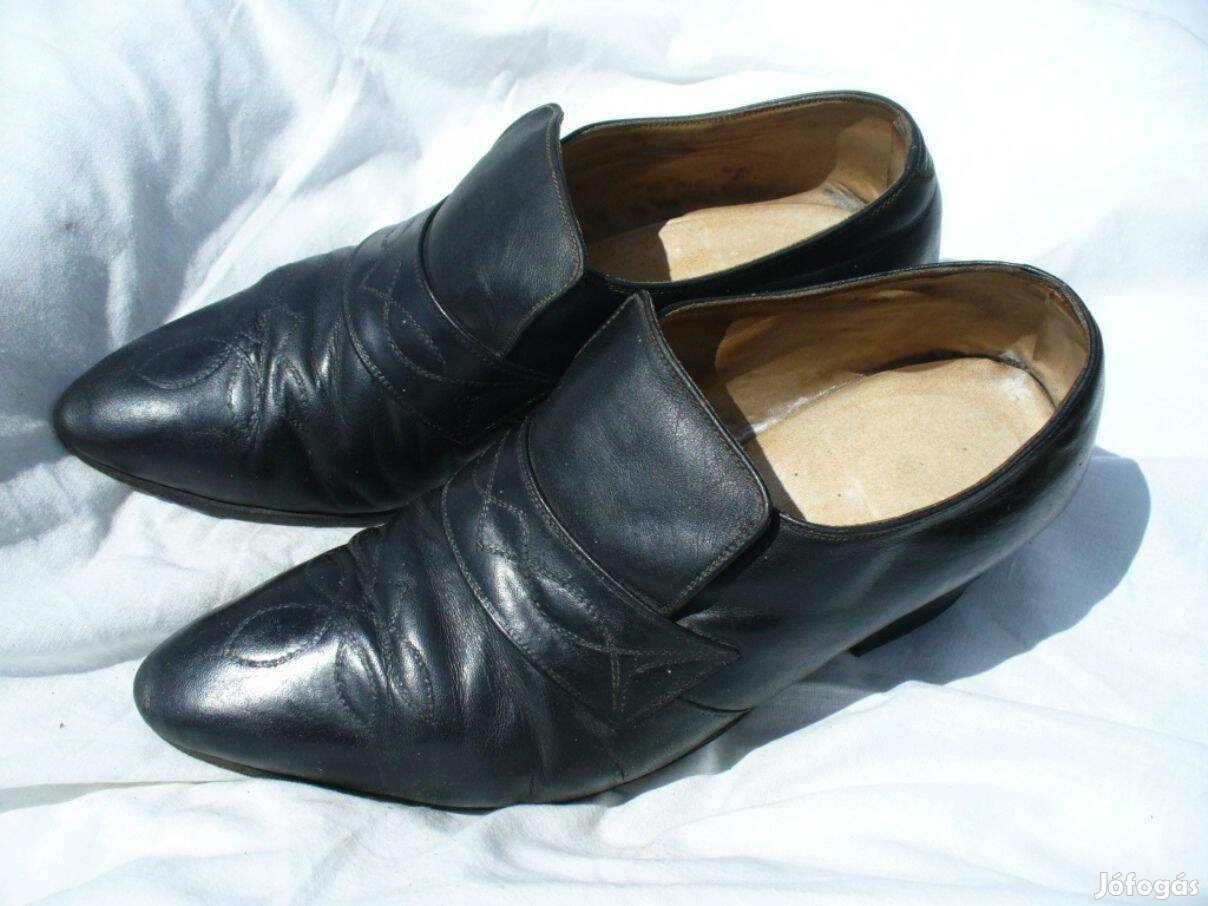 Eredeti retro szocialista szombat esti láz bőr félcipő cipő bőrcipő 42