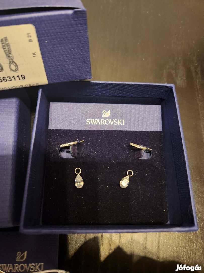 Eredeti swarovski Millenia karika fülbevaló dobozával