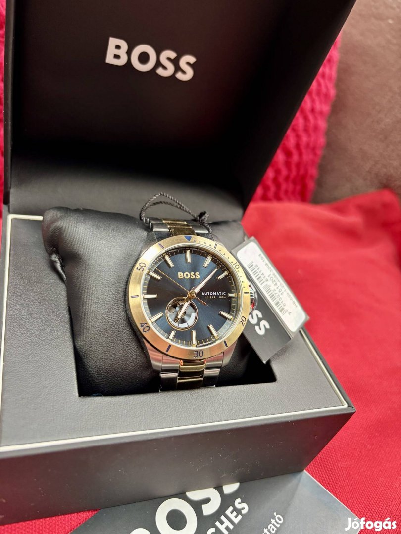 Eredeti számlás Hugo Boss Troper Automatic férfi karóra HB1514201