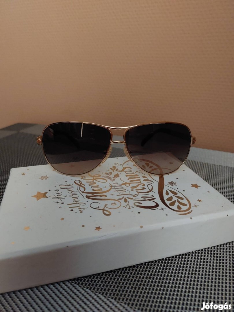 Eredeti új Prada arany színű köves női napszemüveg