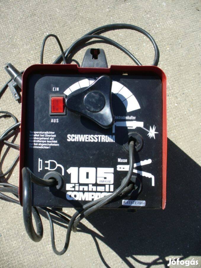 Eredeti újszerű Einhell Compact 105 hegesztő trafó hegesztőgép