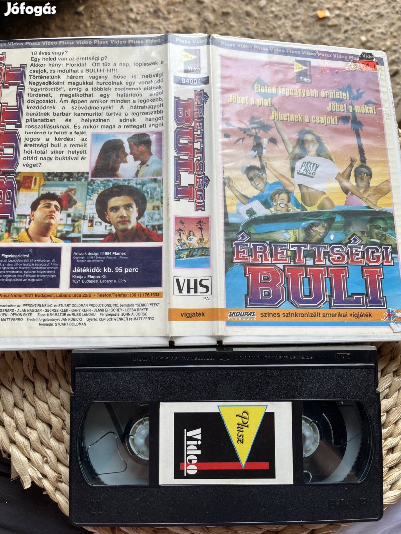 Érettségi buli vhs kazetta