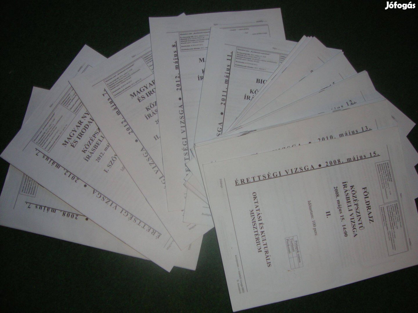 Érettségi tételek gyakorláshoz
