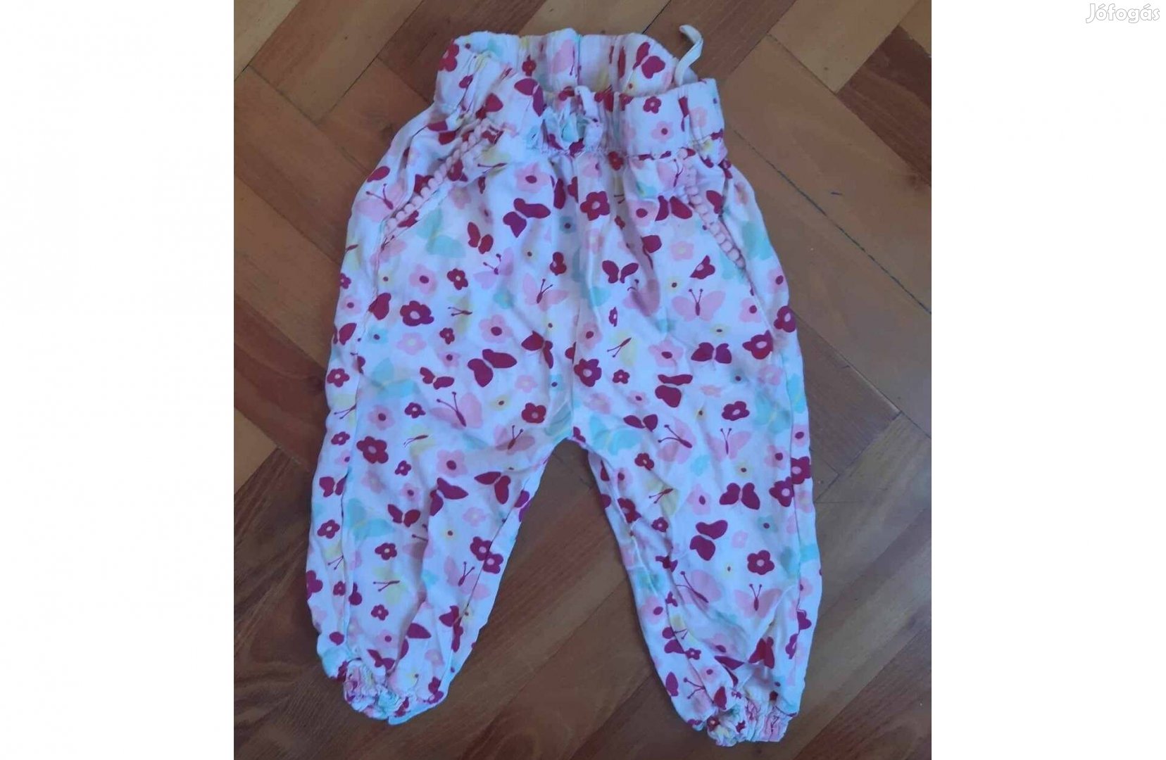 Ergee 80-as virágos-lepkés kislány pizsama alsó