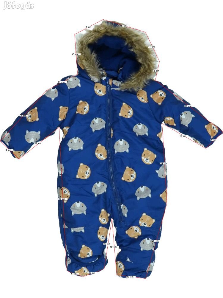 Ergee Új (címkés) Fiú Baby overál (Méret: 74)