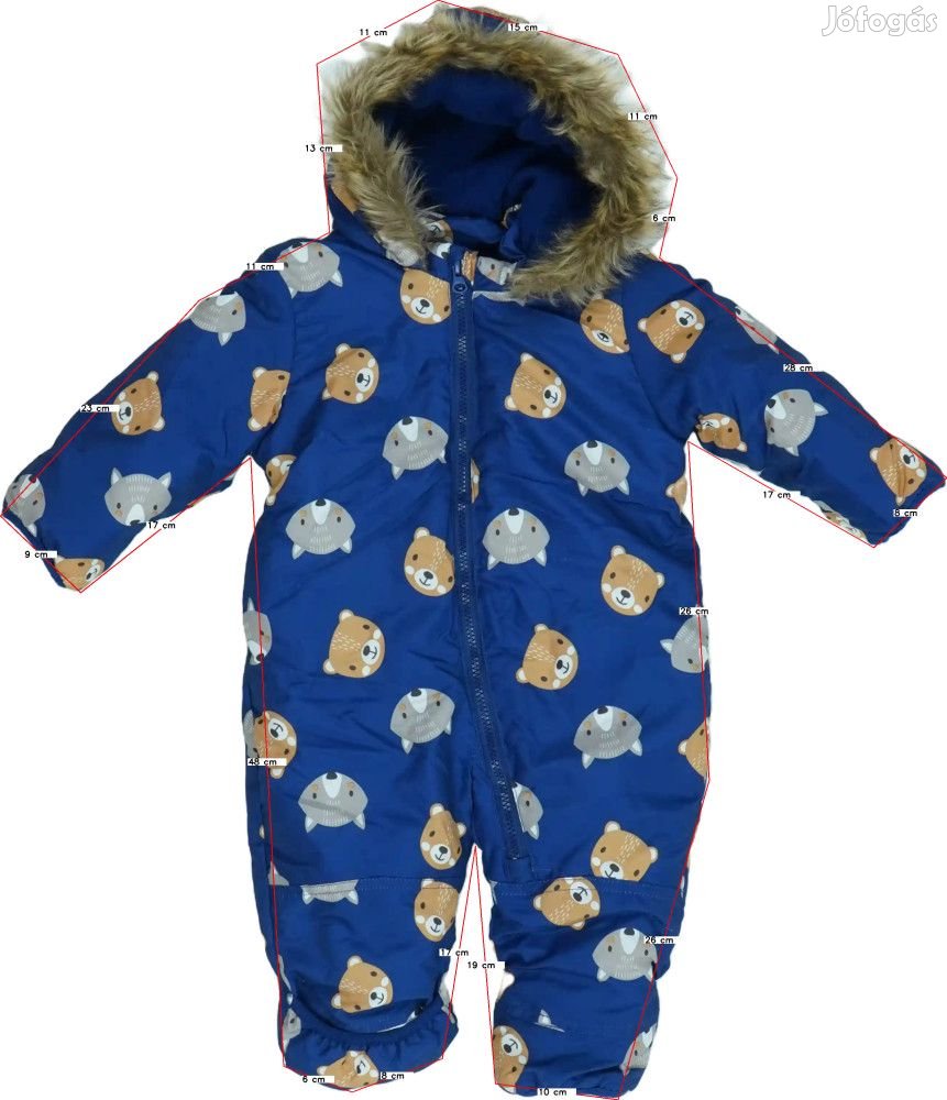Ergee Új (címkés) Fiú Baby overál (Méret: 86)