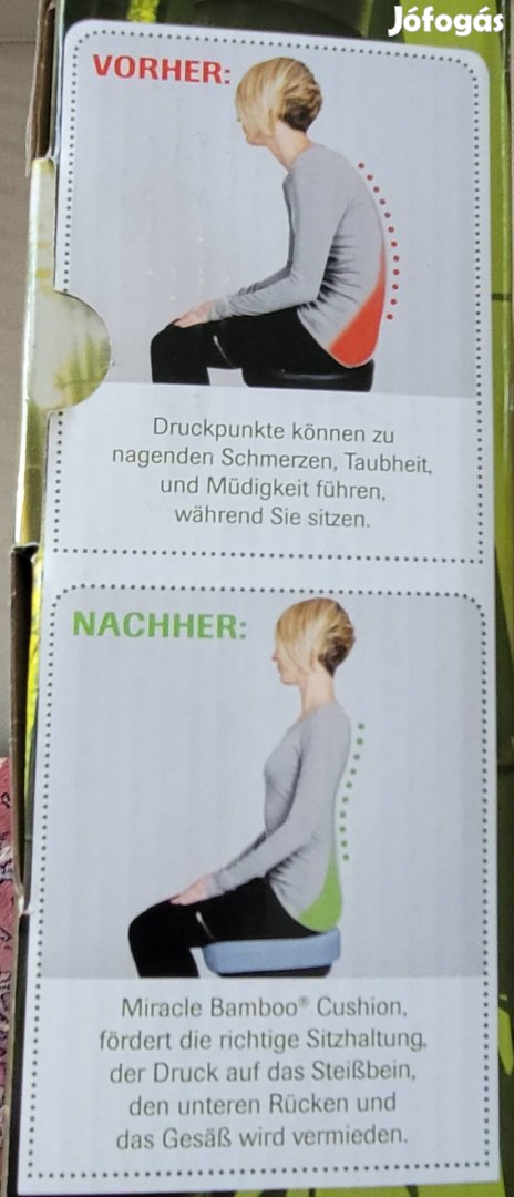 Ergonómiailag tesztelt üléspárna