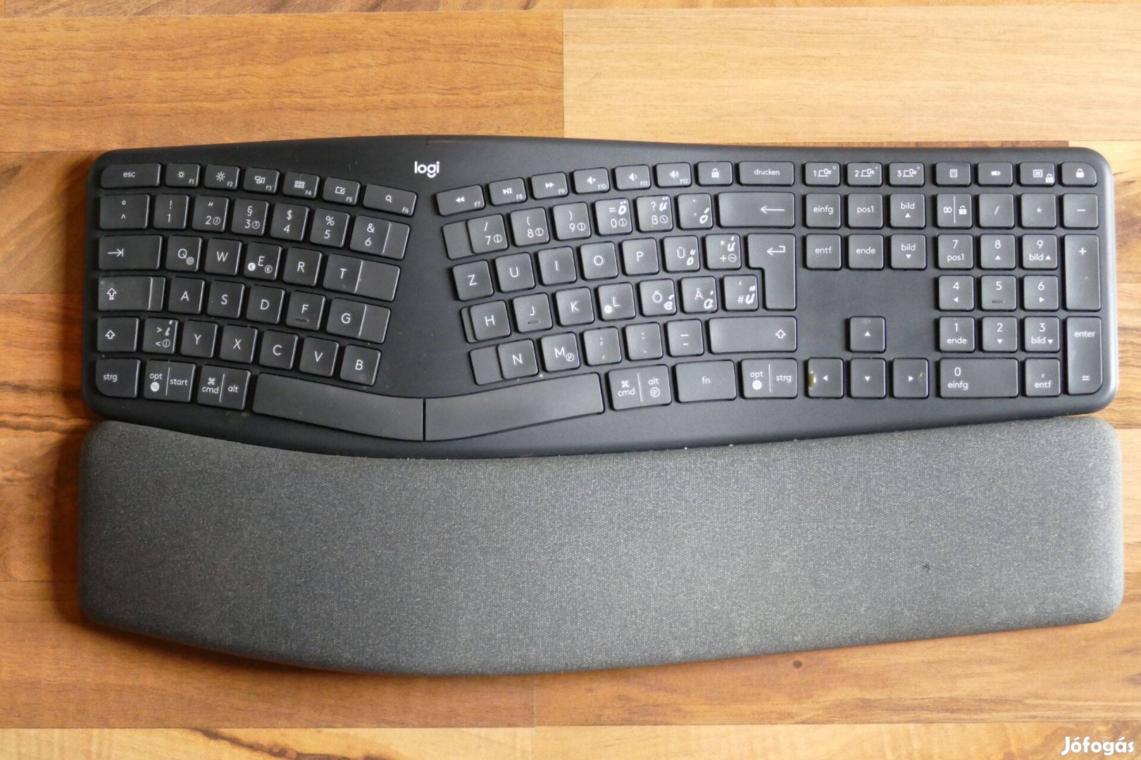 Ergonomikus Billentyűzet, vezeték nélküli, Logitech